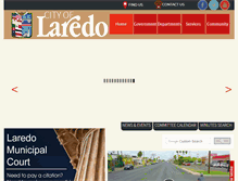 Tablet Screenshot of cityoflaredo.com